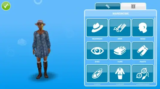 The Sims Freeplay - character customize